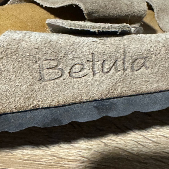 Birkenstock Betula Arizona suede Sandals Tan taupe women’s size 9 40 like new - Picture 10 of 10